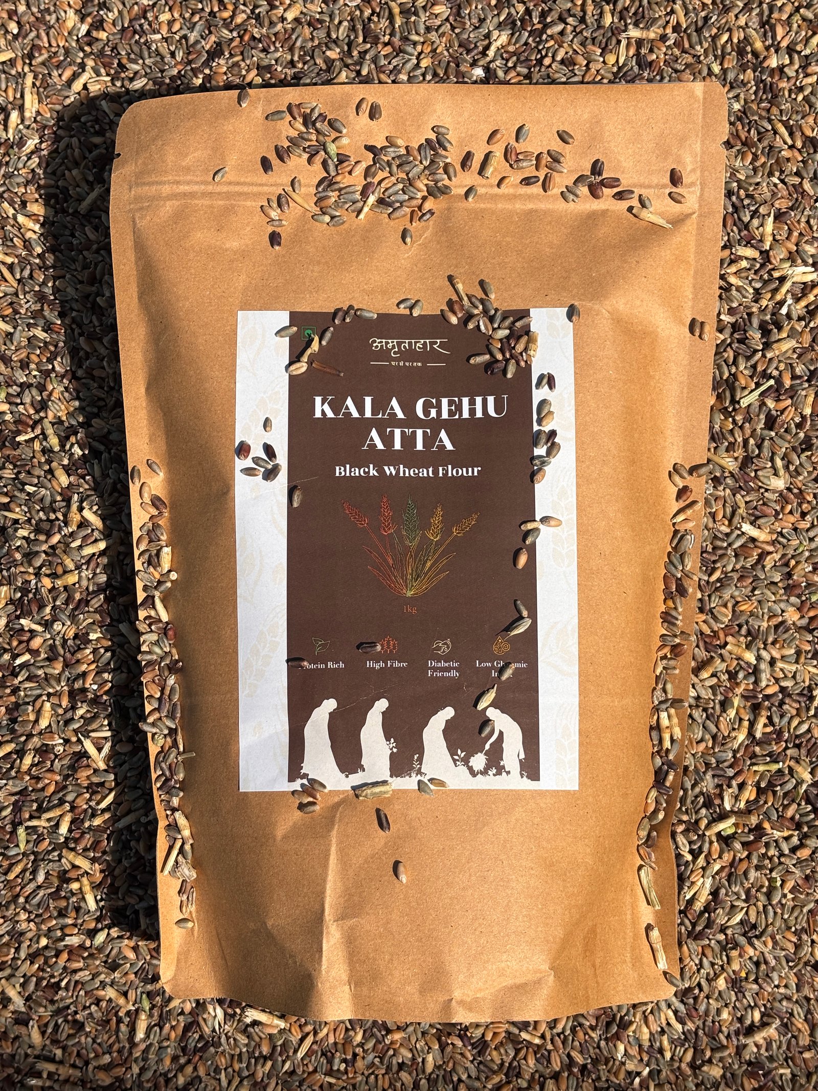 Black Wheat Flour (Kala Gehu Atta)