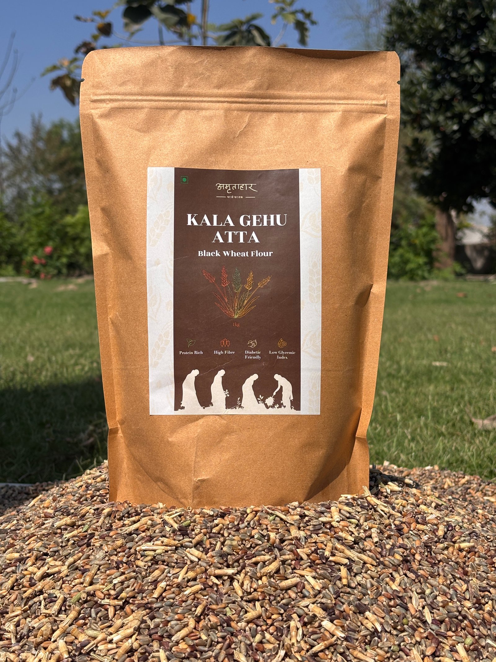 Black Wheat Flour (Kala Gehu Atta)