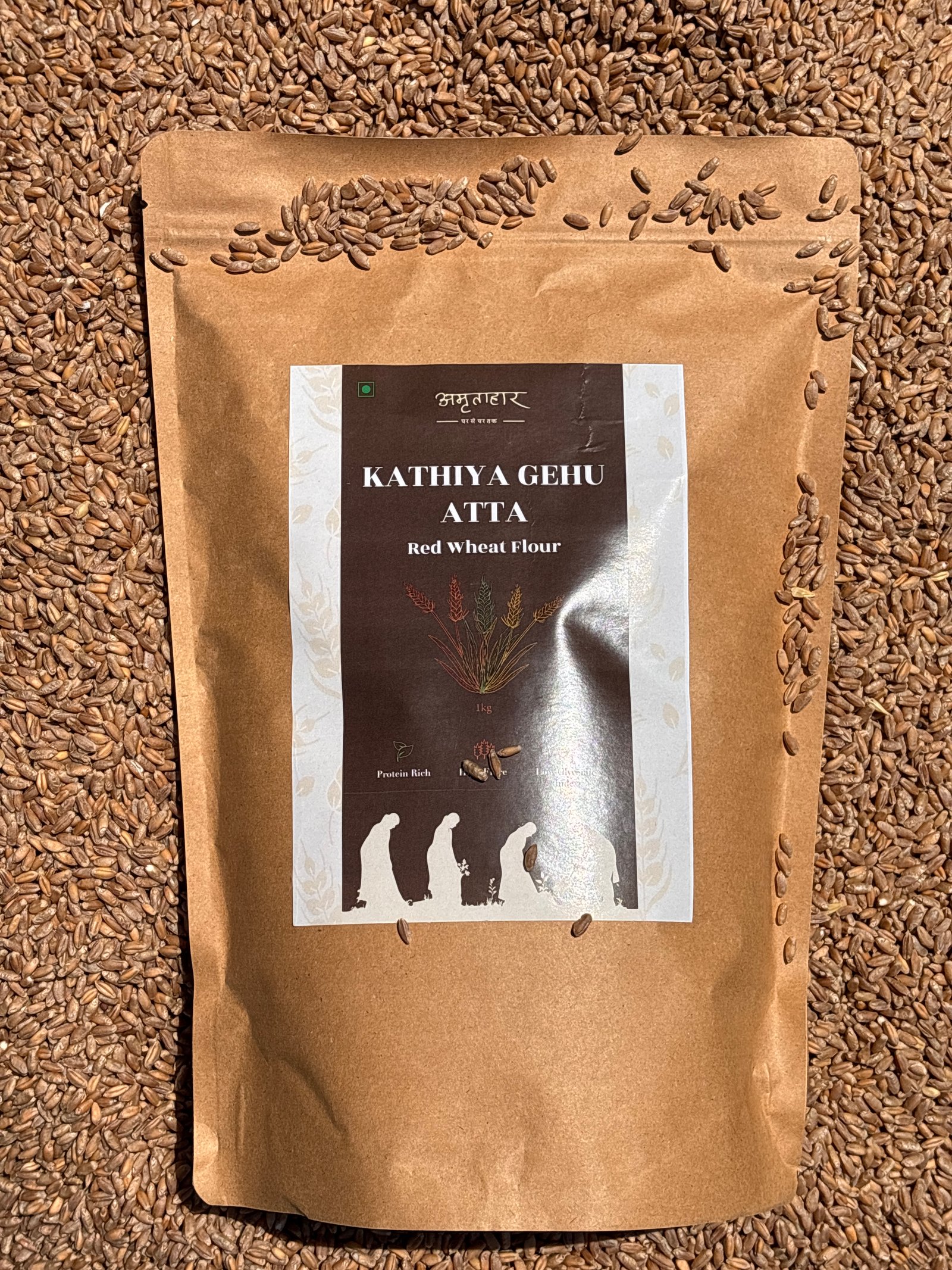Red Wheat Flour (Kathiya Gehu Atta)