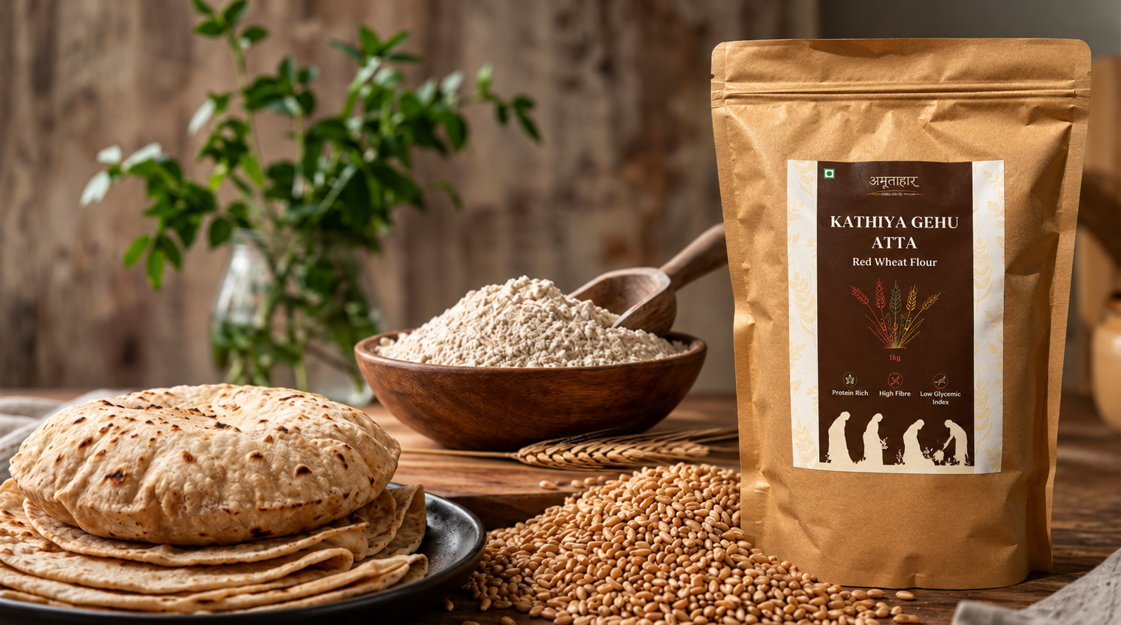 what can i make from red wheat flour?