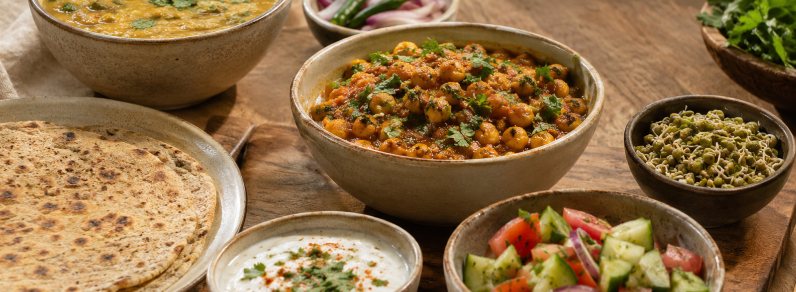 protein rich Indian food