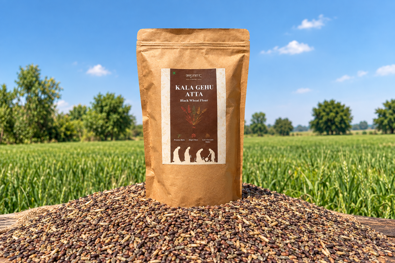 difference between black wheat and white wheat
